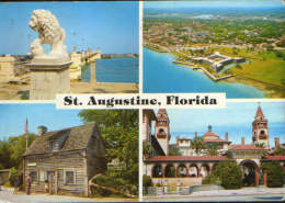 USA-Postcard Circulated Air Mail 1985-St.Augustine-collage Of Images-2/scans - St Augustine