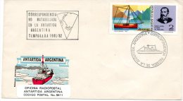 ARGENTINE. N°1013 Sur Enveloppe Commémorative De 1981. Bateau. - Barcos Polares Y Rompehielos