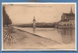 Delcampe - 74 - SEYSSEL --  Le Pont Et L'Eglise - Seyssel