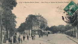 ( CPA 94 )  KREMLIN-BICÊTRE  /  Rue D' Ivry Et Avenue Du Cimetière Parisien  - - Kremlin Bicetre