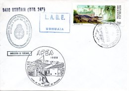 ARGENTINE. Enveloppe Commémorative De 1988. USHUAIA. - Sonstige & Ohne Zuordnung
