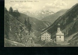 Heilig Kreuz Tirol Gegen Staubai Kirche Haus Gasthaus Um 1920 - Zillertal