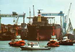 02653 - Hapag-Lloyd Tanker BONN In Der Werft AG WESER Im Hafen Von Bremen - Tankers