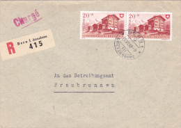 BERN L ANNAHME,REGISTERED COVER, 1948,SWITZERLAND - Brieven En Documenten