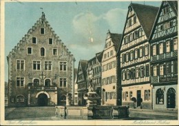 Bad Mergentheim Marktplatz Engel-Apotheke Brunnen 9.6.1934 - Bad Mergentheim