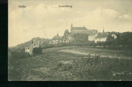 Fulda Frauenberg Panorama Wohnhäuser Sw 9.4.1910 - Fulda