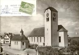 Waldkirch - Kirche Mit Kapelle Und Friedhof             Ca. 1950 - Waldkirch