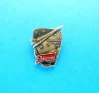 SOVIET SPACE PROGRAMME ( Russia CCCP ) - Vintage Pin Badge Espace Cosmos Universe Univers Weltall Universum Universo - Raumfahrt