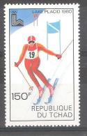 Tchad,JO , Jeux Olympiques / Olympics LAKE PLACID 1980, Ski, Course De Descente, Yvert N° 374, Neuf **, TB - Invierno 1980: Lake Placid