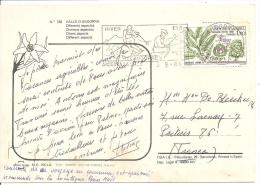 N° Y&T 332  ANDORRE  Vers  FRANCE Le  03 SEPTEMBRE1984( 2scans) - Covers & Documents