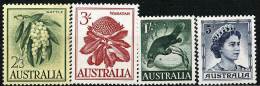 AUSTRALIA 1959-64 QUEEN, FLOWERS, ANIMALS SC#319/30  VF MNH CV.$13  (DEL01) - Nuevos