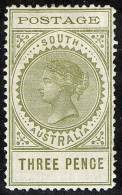 AUSTRALIA / SOUTH AUSTRALIA 1902 VICTORIA SC# 121 VF OG HR (DEL01) - Mint Stamps