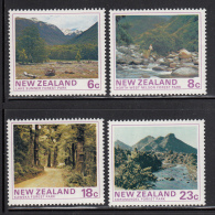 New Zealand MNH Scott #577-#580 Set Of 4 Scenics - Lake Sumner, North West Nelson, Kaweka, Coromandel - Ongebruikt