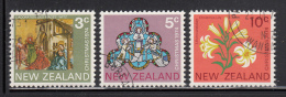 New Zealand Used Scott #560-#562 Set Of 3 Christmas - Used Stamps
