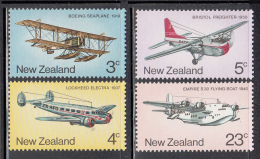 New Zealand MNH Scott #556-#559 Set Of 4 Airplanes - Ungebraucht