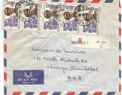 DRC Zaire Congo 1968 Kinshasa 1 Registered Cover - Gebraucht