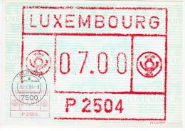 Luxembourg 1984 Mersch - Maximum Cards