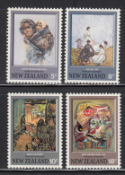 New Zealand MNH Scott #521-#524 Set Of 4 Paintings By Frances Hodgkins - Unused Stamps