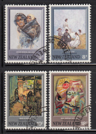 New Zealand Used Scott #521-#524 Set Of 4 Paintings By Frances Hodgkins - Used Stamps