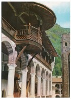 CP, BULGARIE, Monastère De Rila-l'aile Nord-est Avec Un Des Balcons En Bois, Vierge - Bulgarie