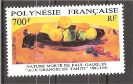 POLYNESIE FRANCAISE - 1991 - N°385 Neuf** - Paul Gauguin à Tahiti - Ungebraucht