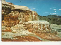 UNITED STATES  – POSTCARD YELLOWSTONE NATL PARK – MINERVA TERRACE ADDR TO SWITZERLAND W 1 ST OF 21 C (OCTAVE CHANUTE AVI - Yellowstone