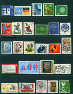 WEST GERMANY - Lot Of Used Commemorative Issues As Scans 1 - Collections