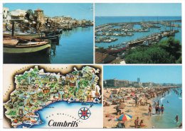 CP, ESPAGNE - CAMBRILS, "COSA DORADA" TARAGONA, Multivues, Voyagé En 1990 - Carte Geografiche