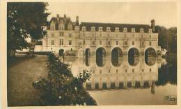 Delcampe - 37 - Château De CHENONCEAUX - Côté Ouest (Helio Combier, Macon) - Chenonceaux