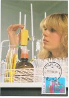 Belgique Belgie 1984 Made In Belgium Industrie Chimique Chemistry Canceled In Coullet - 1981-1990