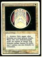 Karte Magic The Gathering  -  Verzauberung  -  Schutzkreis Gegen Grün  -  Deutsch - Otros & Sin Clasificación