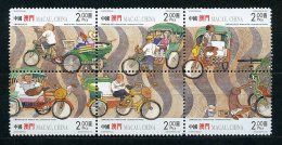 Lot 279 - B 17 - Macao ** N° 1008 à 1013 Se Tenant - Les Conducteurs De Cyclo-pousse - Unused Stamps