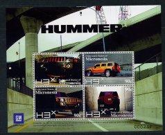 Delcampe - Micronésie ** N° 1582 à 1585 En Petite Feuille - Voitures Tout Terrain Hummer - Micronésie