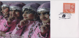 India   2013  International Day Of Girl Child  J&K  Pretty Girls  Special Cover  #  49953 - Lettres & Documents