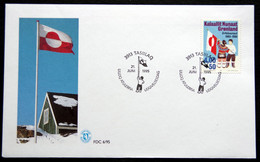 Greenland 1995 Flagge FDC   MiNr.273 ( Lot Ks) - FDC