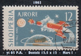 1963 - Europe - Albanie - Poste Aérienne - Cosmos - Mars I - 12 L. Bleu-gris, Rouge Et Brun - - Europa