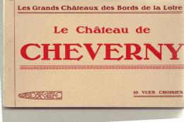 Cheverny  41    Carnet De  10 Vues  Le Château  (SVP Lire Annotation) - Cheverny