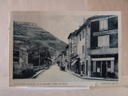 D 07.  - LE POUZIN ( Ardeche ) - La Rotonde . Route De Privas . Avec 2 Timbre Non Oblitéré . - Le Pouzin