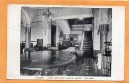 Lounge Kings Arthur Castle Hotel Tintagel Old Postcard - Sonstige & Ohne Zuordnung
