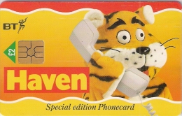 BT Haven Special Edition Phonecard Expiry Date 31/03/2000  Tiger - BT General