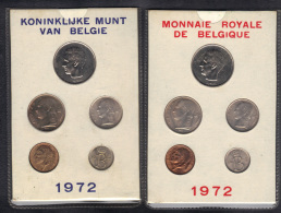 BELGIQUE FDC 1972 M/MS3 FR+NL, Tirage: 10000. (AP4) - FDEC, BU, BE & Münzkassetten