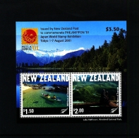 NEW ZEALAND - 2001  PHILANIPPON STAMP EXIBITION  MS  MINT NH - Blocs-feuillets