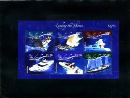 NEW ZEALAND - 2002  LEADING THE WAVES  MS  MINT NH - Blocks & Kleinbögen