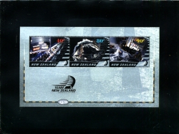 NEW ZEALAND - 2003  TEAM NZ  AMERICA'S CUP  MS  MINT NH - Blocs-feuillets