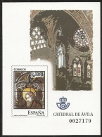 2005-PRUEBAS OFICIALES- ED. 91-VIDRIERAS DE LA CATEDRAL DE AVILA - Ensayos & Reimpresiones