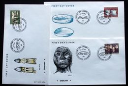 Greenland 1988  Old Utensils (III)  / De Vieux Ustensiles   MiNr.186-88 FDC ( Lot Ks)   FOGHS COVER - FDC