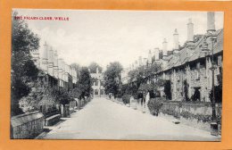 Vicars Close Wells 1905 Postcard - Wells