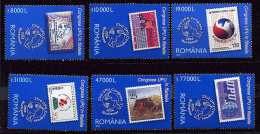 Lot 318- B 17 - Roumanie ** N° 4910 à 4915 - Congrès De L'U.P.U. - Tbres S/Tbres - Unused Stamps