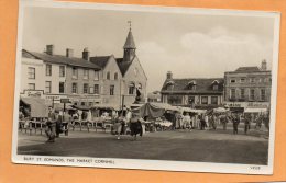 Bury St Edmunds Cornhill The Market Old Real Photo Postcard - Otros & Sin Clasificación