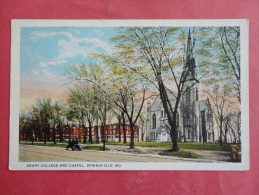 Springfield,MO--Drury College And Chapel--not Mailed--PJ 182 - Other & Unclassified